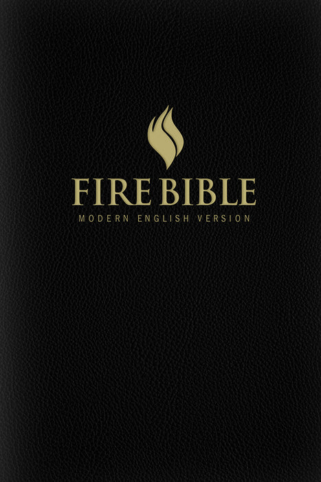 MEV Fire Bible: Black Bonded Leather Cover