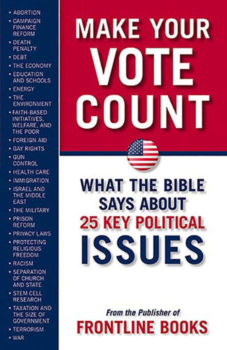Make Your Vote Count: What The Bible Says About 25 Key Political Issues